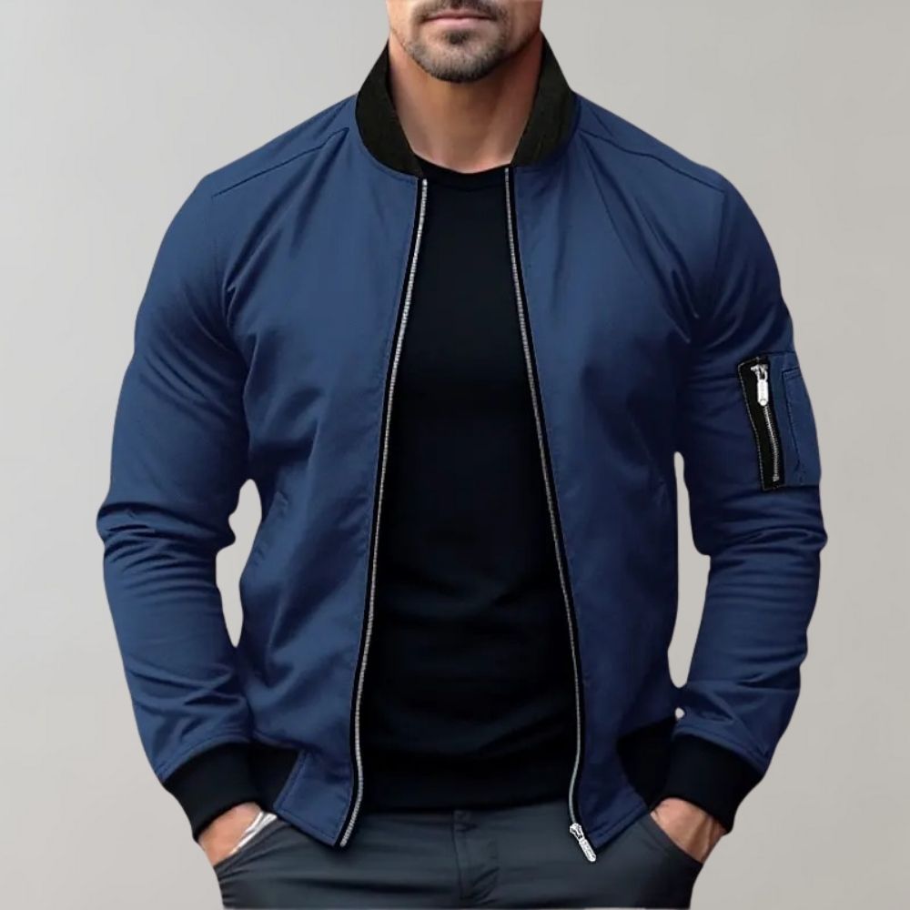 Joaus | – Lightweight bomber jacket with zip closure
