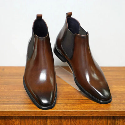 Vicente® | Refined Leather Chelsea Boots