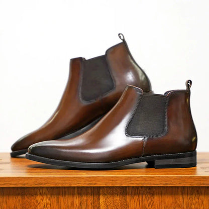 Vicente® | Refined Leather Chelsea Boots