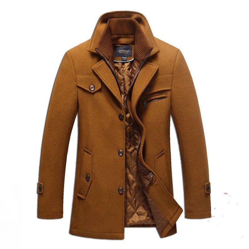 Wenceslaus | Long quilted coat with double zipper