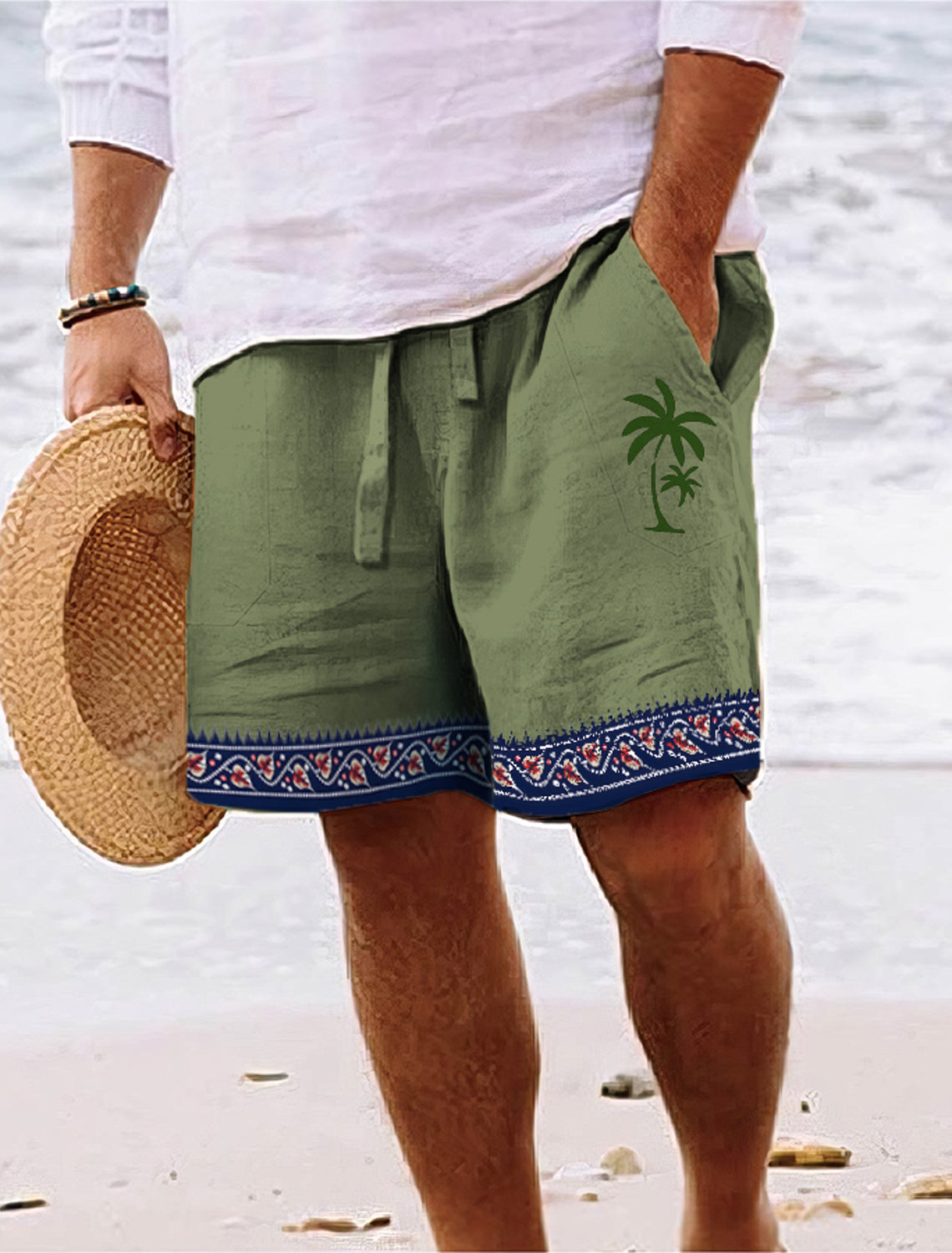 Wilder® | Summer Shorts For Men With Coconut Tree Design
