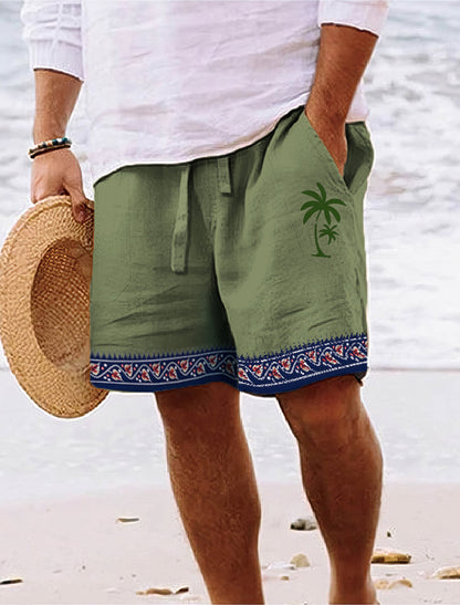 Wilder® | Summer Shorts For Men With Coconut Tree Design