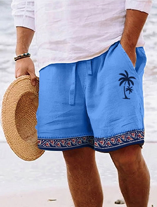 Wilder® | Summer Shorts For Men With Coconut Tree Design