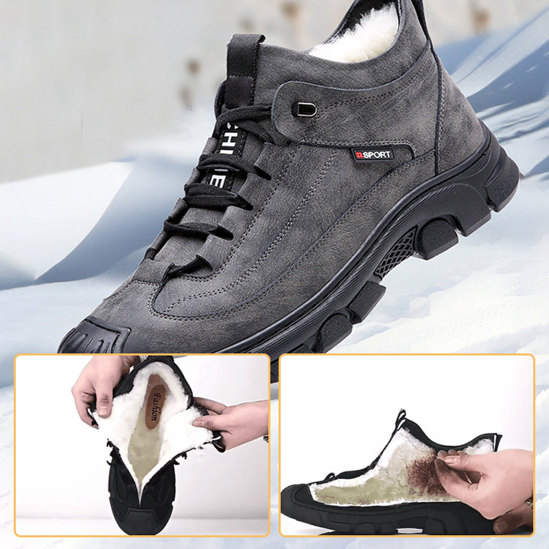 Caden® | Men's winter sneakers with faux fur lining
