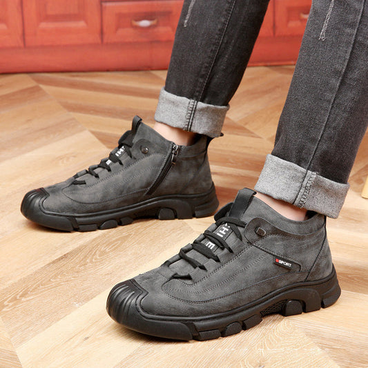 Caden® | Men's winter sneakers with faux fur lining