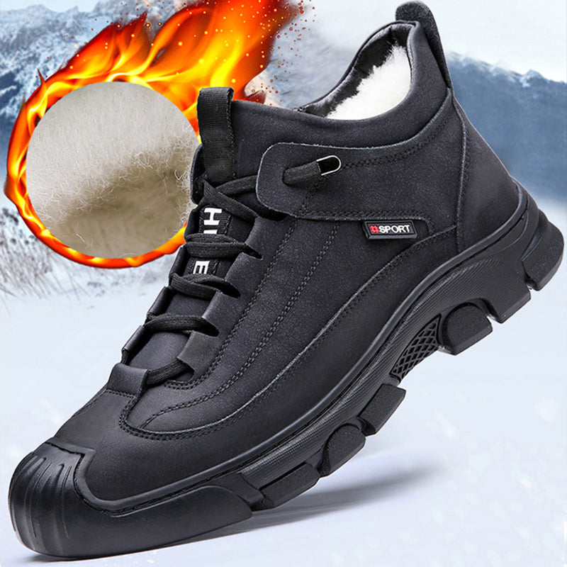 Caden® | Men's winter sneakers with faux fur lining