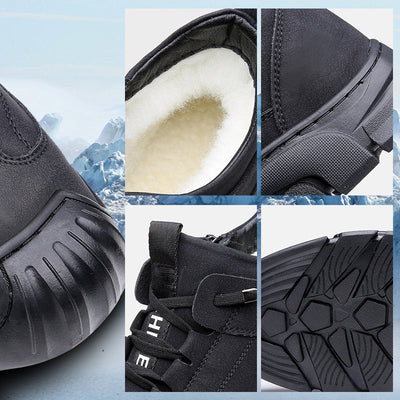Caden® | Men's winter sneakers with faux fur lining
