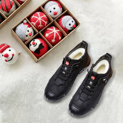 Caden® | Men's winter sneakers with faux fur lining