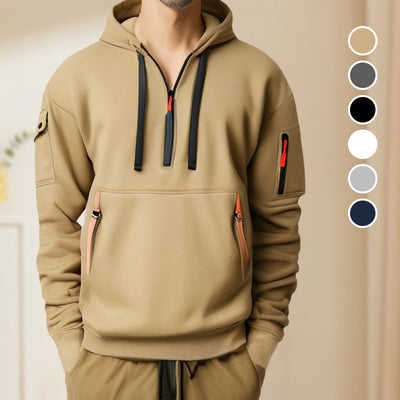 Livio | Modern half-zip hoodie