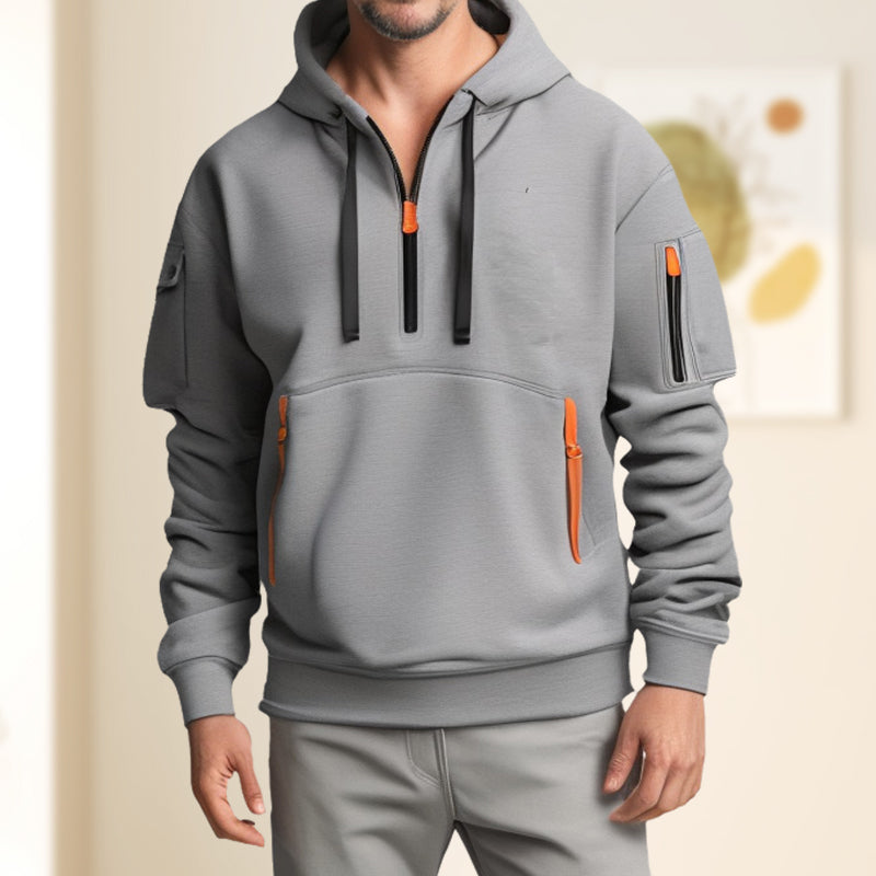 Livio | Modern half-zip hoodie