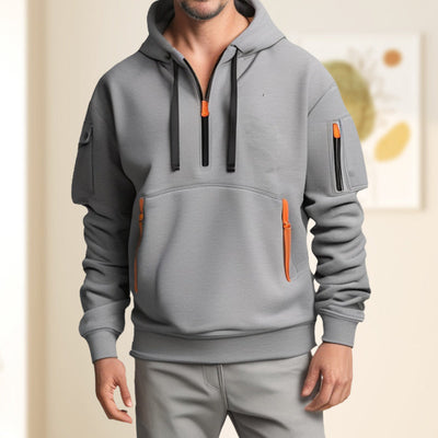 Livio | Modern half-zip hoodie