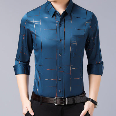 Glen® | Thin Non-Iron Shirt For Men