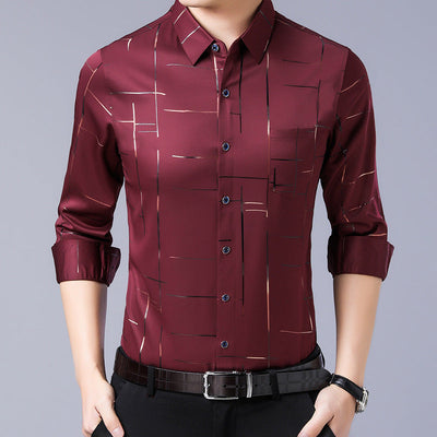 Glen® | Thin Non-Iron Shirt For Men