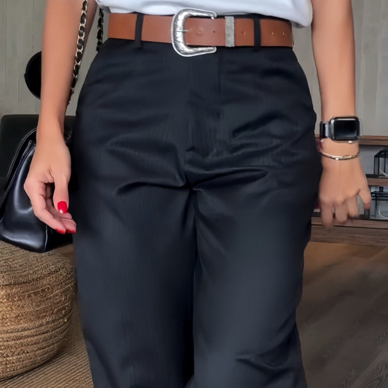 Carter® | Women's High Waist Casual Straight Pants
