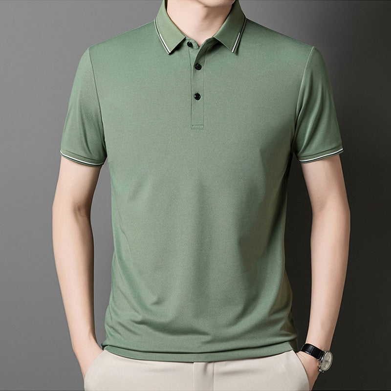 Barney® | Short Sleeve Cuffed T-Shirt For Business Casual Men