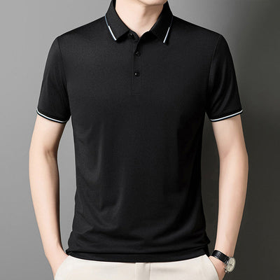 Barney® | Short Sleeve Cuffed T-Shirt For Business Casual Men