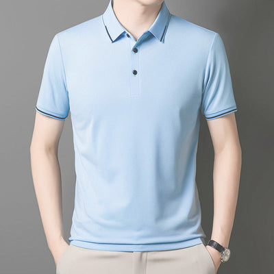 Barney® | Short Sleeve Cuffed T-Shirt For Business Casual Men
