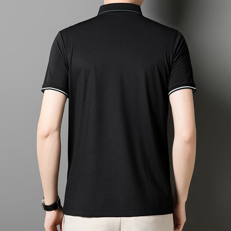 Barney® | Short Sleeve Cuffed T-Shirt For Business Casual Men