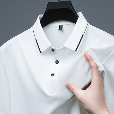 Barney® | Short Sleeve Cuffed T-Shirt For Business Casual Men