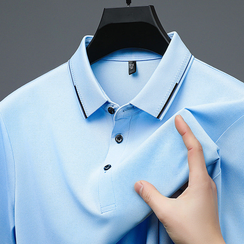 Barney® | Short Sleeve Cuffed T-Shirt For Business Casual Men