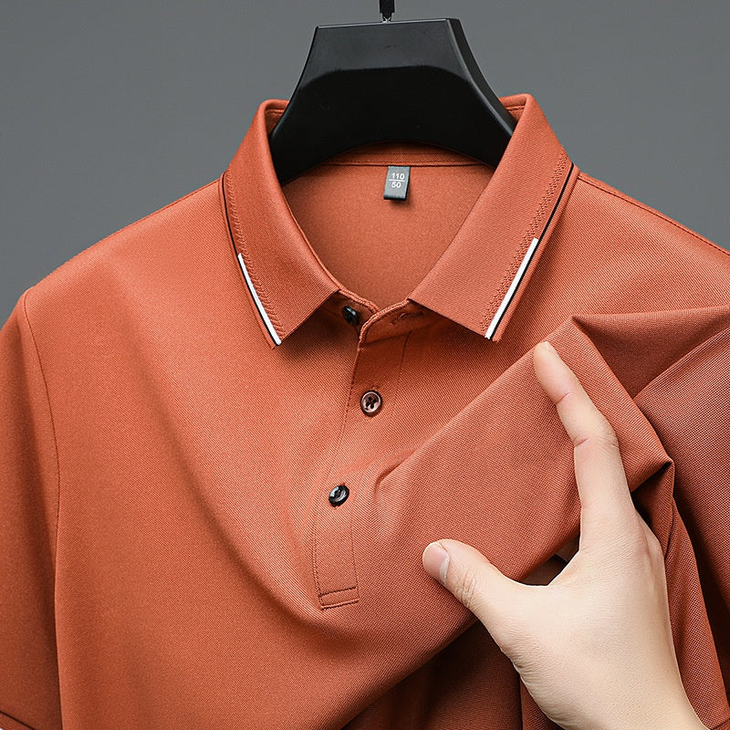 Barney® | Short Sleeve Cuffed T-Shirt For Business Casual Men