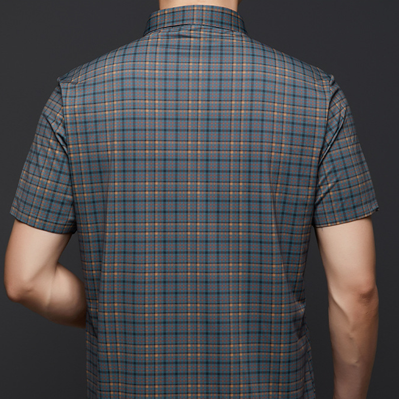 Marcel® | 2025 New Men'S Plaid Short Sleeve Shirt Fashionable And Comfortable