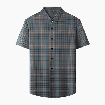 Marcel® | 2025 New Men'S Plaid Short Sleeve Shirt Fashionable And Comfortable