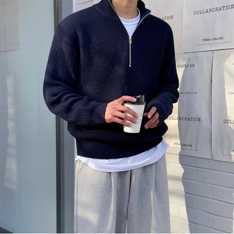 Godric® | Elegant Zip-Up Sweater For Men