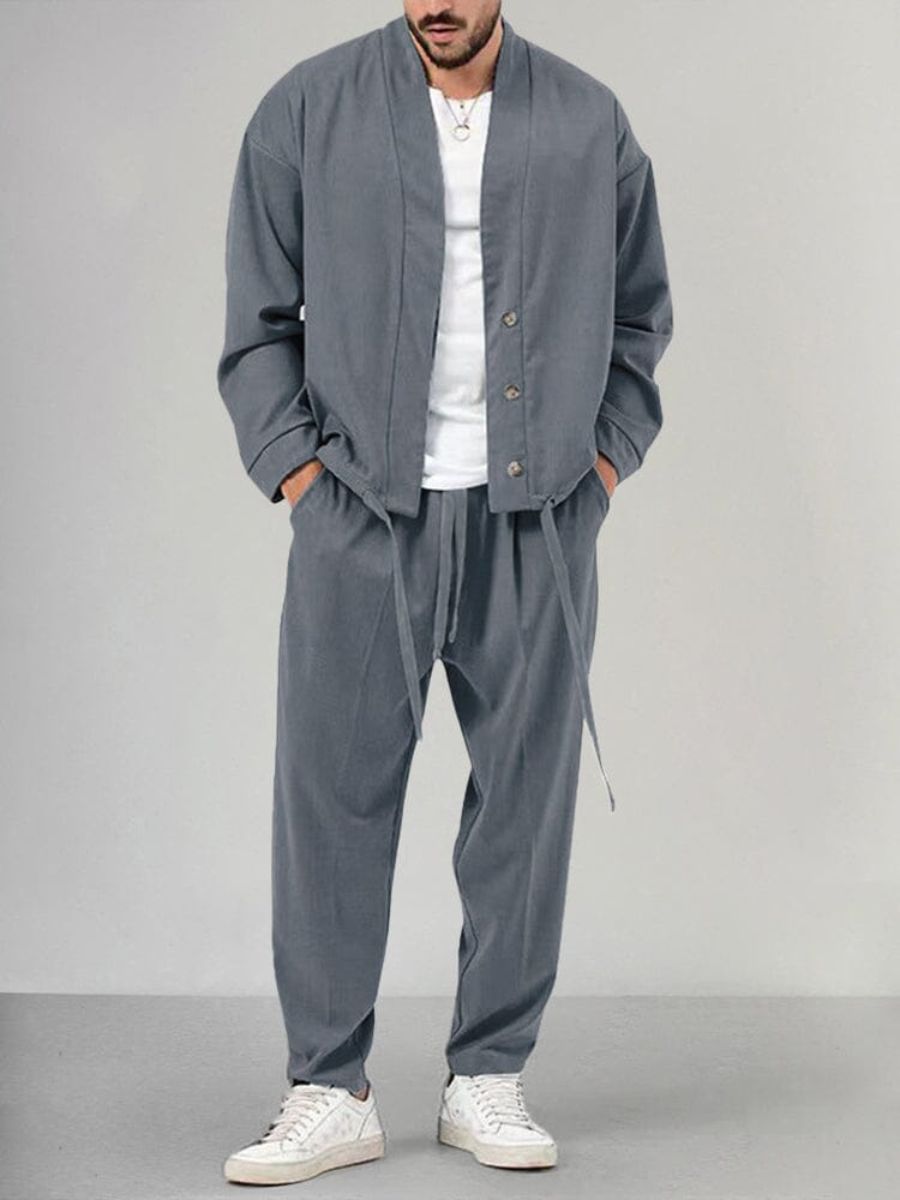 Auberon® | Classic Cardigan And Trousers Set