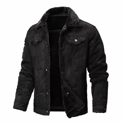 Koa | Suede Faux Leather Men Jacket