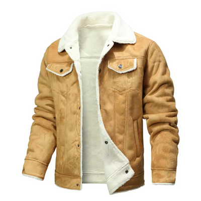 Koa | Suede Faux Leather Men Jacket