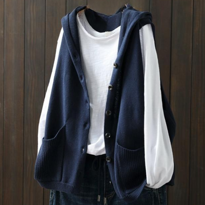 Sonny® | Women's Versatile Knitted Hooded Vest