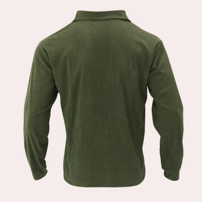 Ventura® | Robust long sleeve corduroy shirt for men