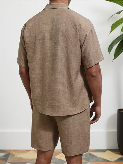 Azael | Men's Summer Short and Shirt Set – Relaxed Fit