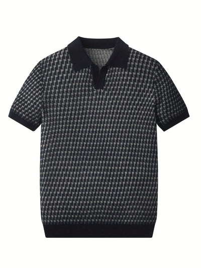 Aldo | Retro Knit Polo – Old Money Shirts for Men