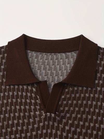 Aldo | Retro Knit Polo – Old Money Shirts for Men