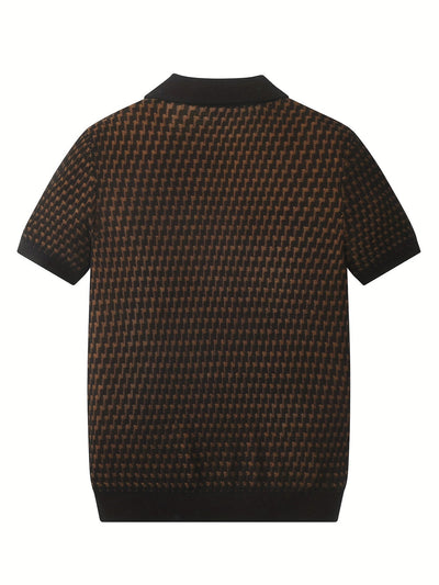 Aldo | Retro Knit Polo – Old Money Shirts for Men