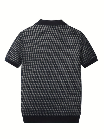 Aldo | Retro Knit Polo – Old Money Shirts for Men
