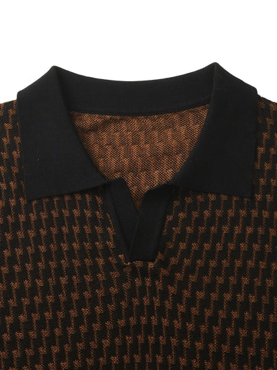 Aldo | Retro Knit Polo – Old Money Shirts for Men