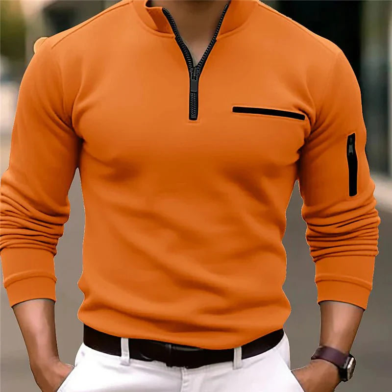Lucas® | Long-sleeved polo shirt