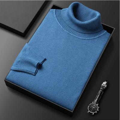 Filipo | Timeless cashmere cotton turtleneck sweater