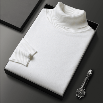 Filipo | Timeless cashmere cotton turtleneck sweater