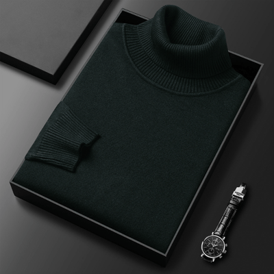 Filipo | Timeless cashmere cotton turtleneck sweater