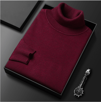 Filipo | Timeless cashmere cotton turtleneck sweater