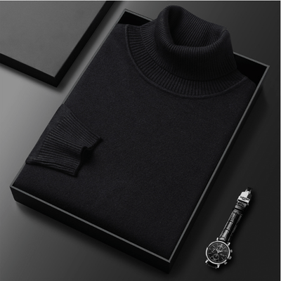 Filipo | Timeless cashmere cotton turtleneck sweater