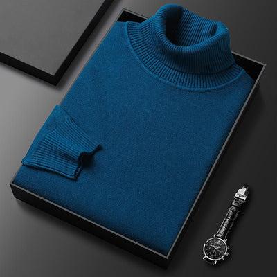 Filipo | Timeless cashmere cotton turtleneck sweater