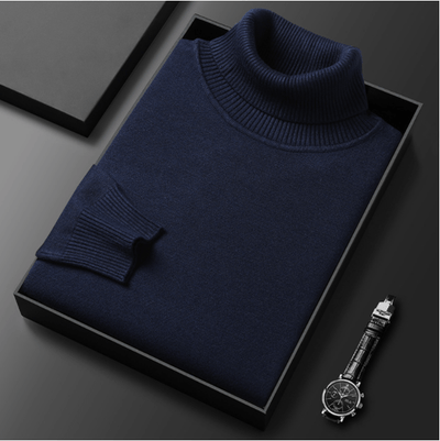 Filipo | Timeless cashmere cotton turtleneck sweater