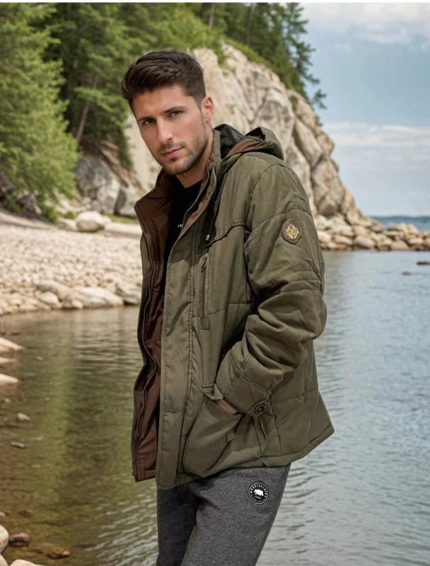 Melquíades | Warm winter jacket with removable hood