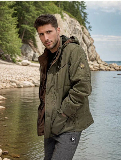 Melquíades | Warm winter jacket with removable hood