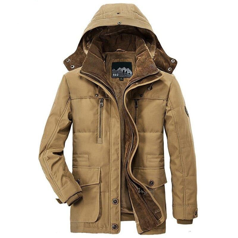 Melquíades | Warm winter jacket with removable hood
